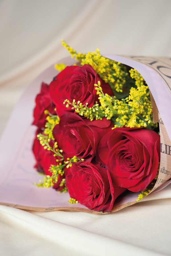 Buquê de rosas vermelhas P