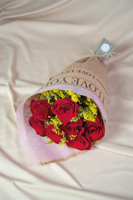 Buquê de rosas vermelhas P